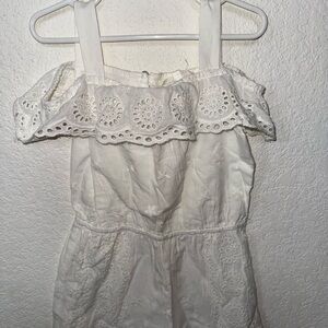 Truly Me White Eyelet Jumper